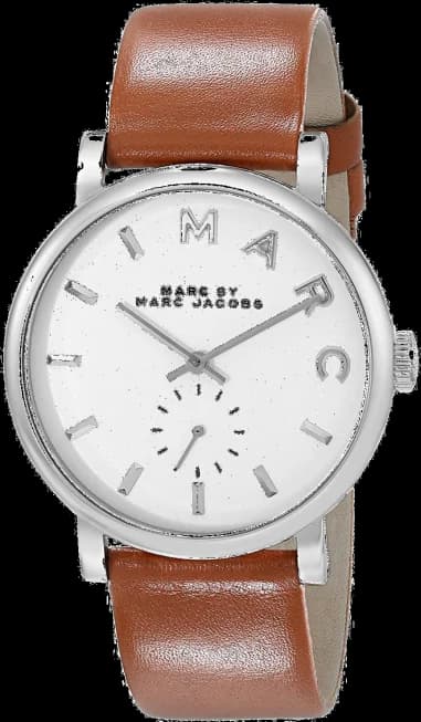 Marc By Marc Jacobs Baker MBM1265 Women's Watch Brown Leather Strap