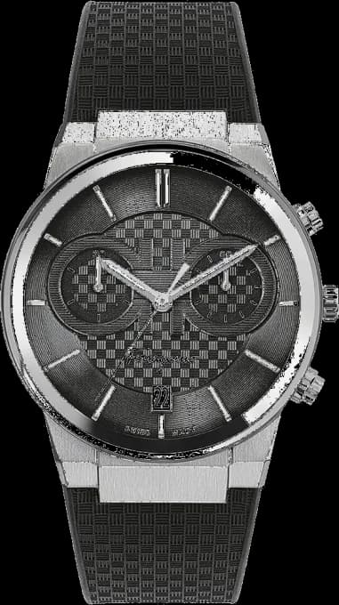 Salvatore Ferragamo SFME00121 Chronograph Stainless Steel and Silicone Black Men's Watch