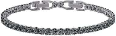 Swarovski 5514655 Tennis Deluxe Ruthenium-Plated Grey Bracelet