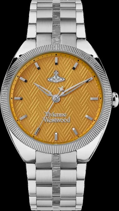 Vivienne Westwood VV281TNSL Stainless Steel Bracelet Black Dial Women's Watch