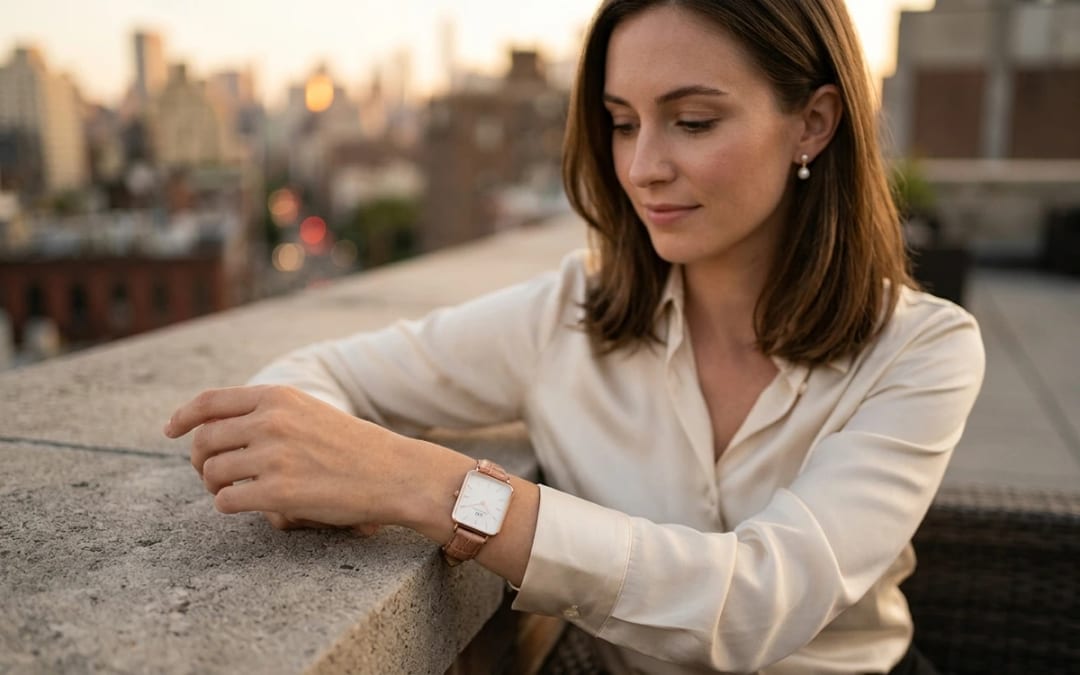 Wrist-shot — Montre Daniel Wellington femme : le guide complet 2026