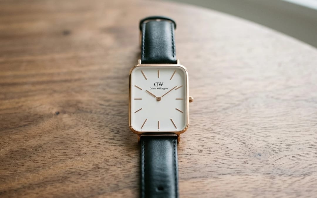 Profil tranche — Montre Daniel Wellington femme : le guide complet 2026