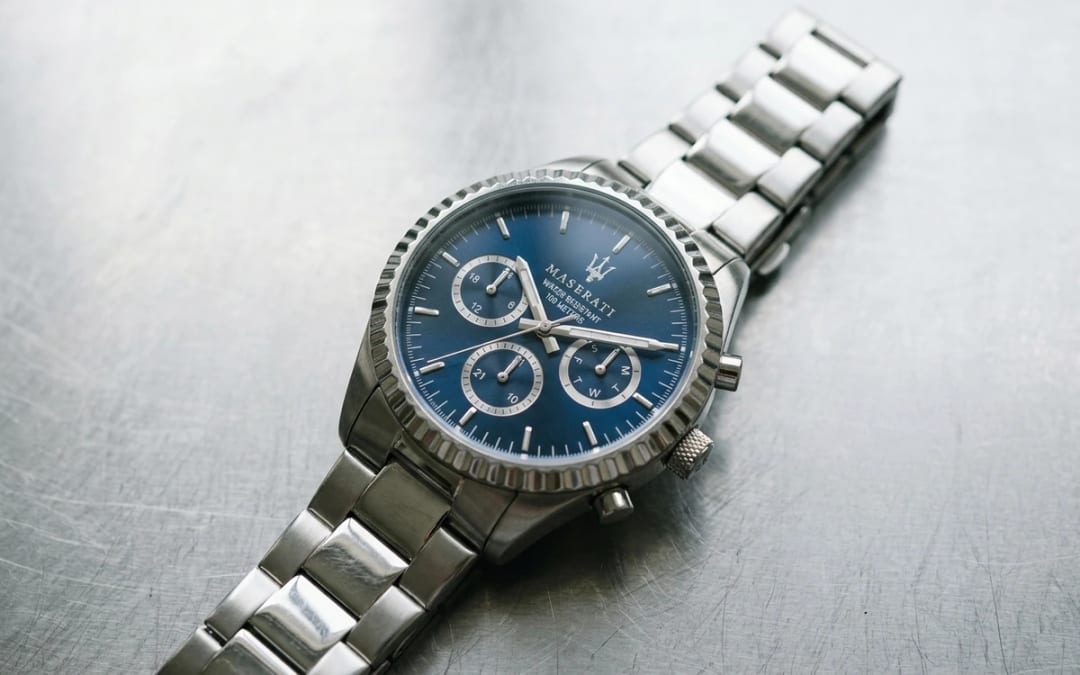 Macro cadran — Montre Maserati Élégance Homme : Le Guide Complet du Style Raffiné