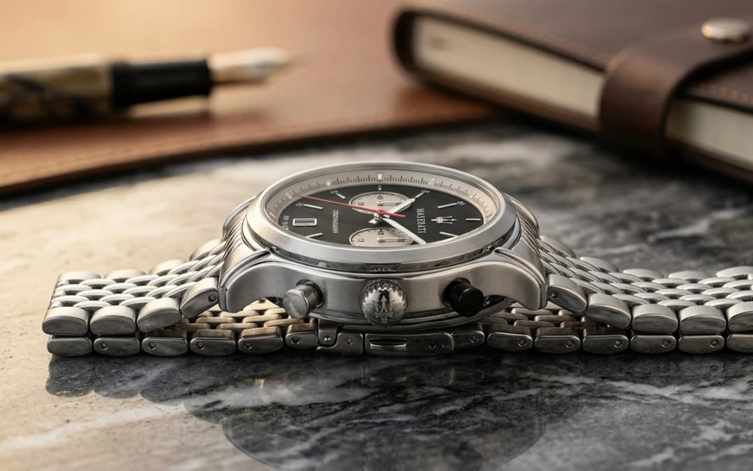 Profil tranche — Montre Maserati Élégance Homme : Le Guide Complet du Style Raffiné