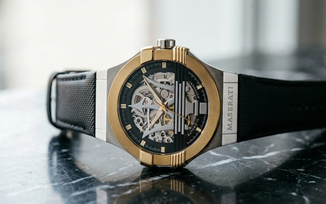 Macro cadran — Montre Maserati homme : le guide complet 2026