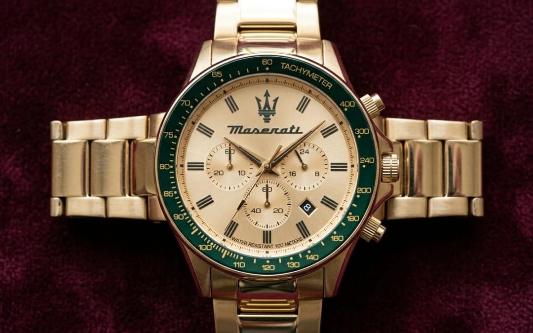 Macro cadran — Montre Maserati Pilote Homme : Le Guide Complet du Style Aviation