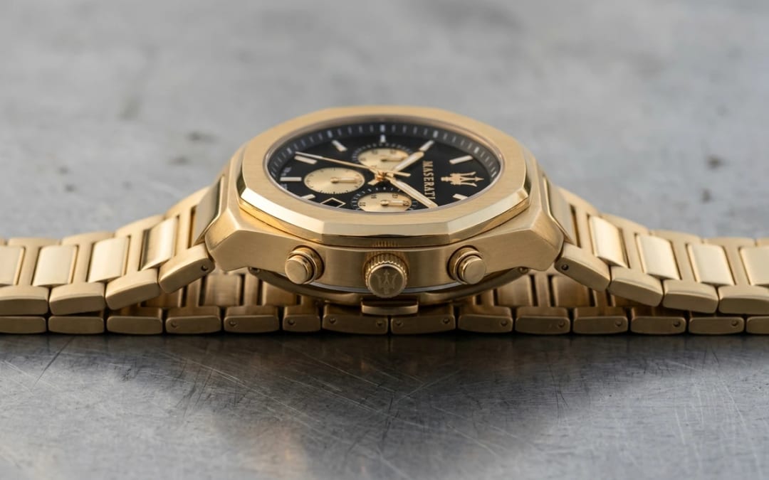 Profil tranche — Montre Maserati Pilote Homme : Le Guide Complet du Style Aviation