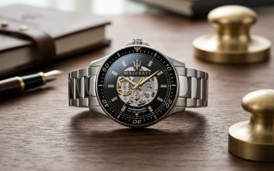 Macro cadran — Prix Montre Maserati Homme : Guide Complet des Tarifs et du Rapport Qualité-Prix