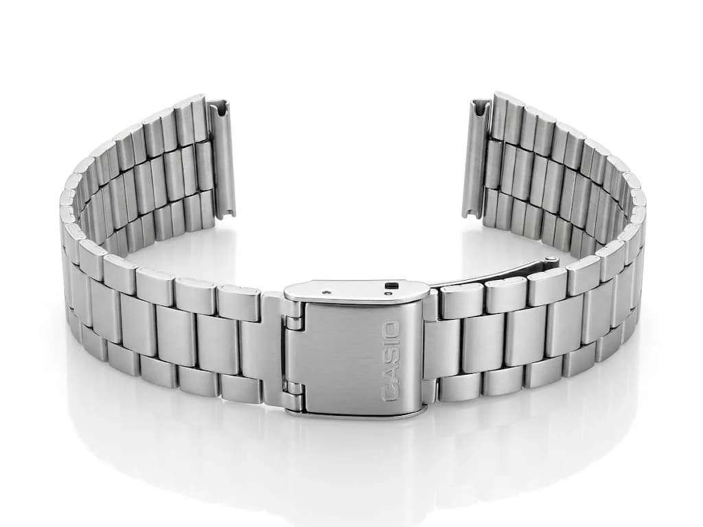 Casio LA670WEA Stainless Steel Silver Bracelet, Authentic Piece with Retailer Warranty