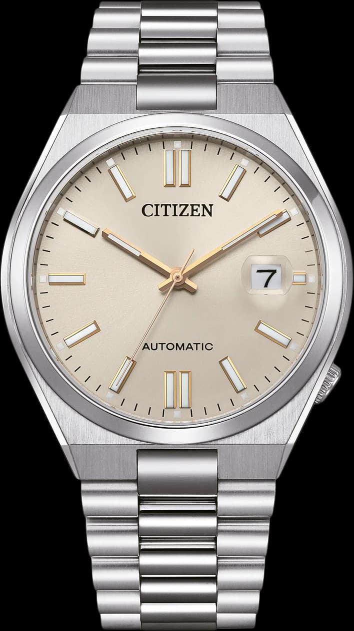 Citizen NJ0151-88W Tsuyosa Automatic Champagne Dial Stainless Steel Bracelet Men's Watch