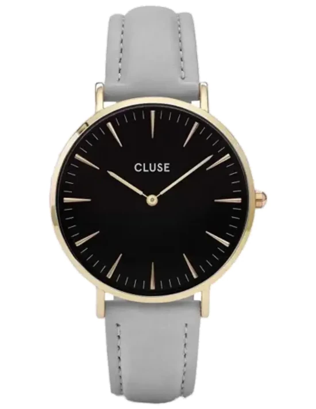 Cluse CL18411 La Bohème Black Leather Women's Watch