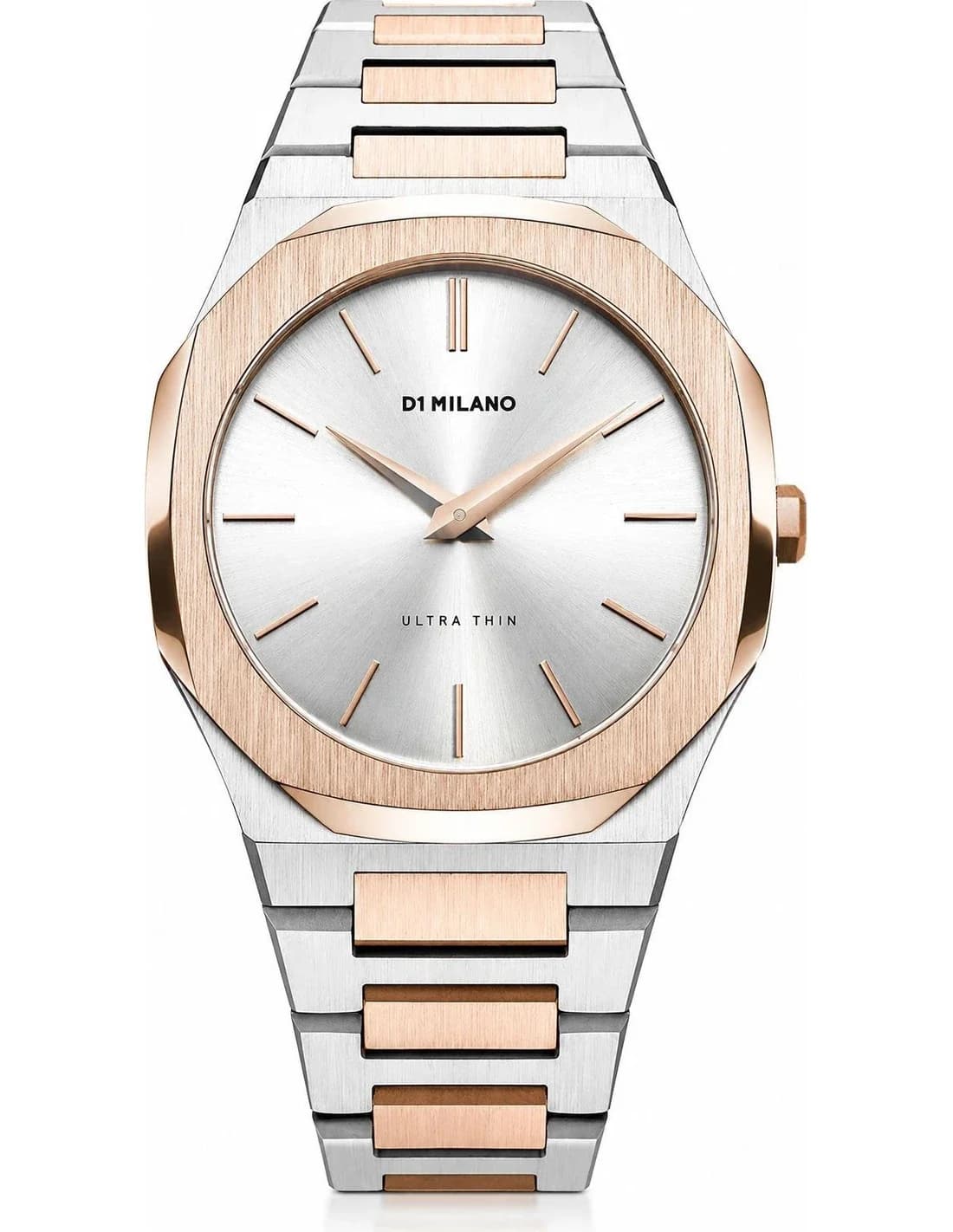 Montre D1 Milano UTBJ01 unisexe cadran argent bracelet acier