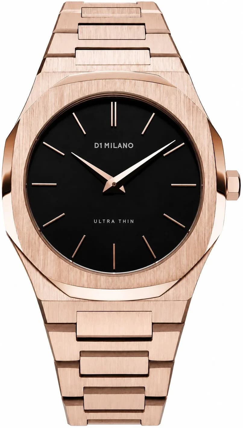 D1 Milano Ultra Thin D1-UTBJ08 Men's Watch Grey Dial Stainless Steel Bracelet