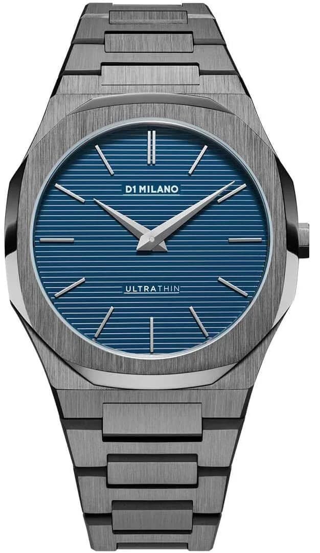 D1 Milano Ultra Thin D1-UTBJ12 Men's Watch Blue Dial Stainless Steel Bracelet
