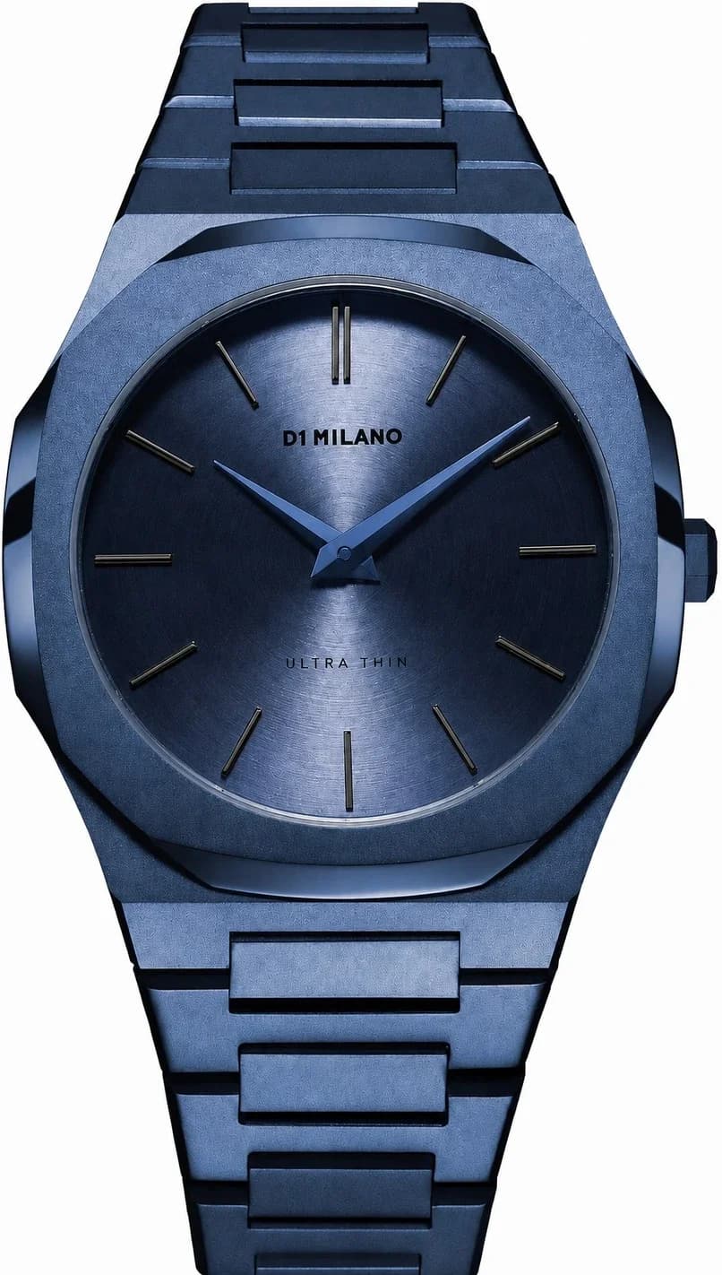 D1 Milano Ultra Thin D1-UTBJ21 Men's Watch Blue Dial Stainless Steel Bracelet