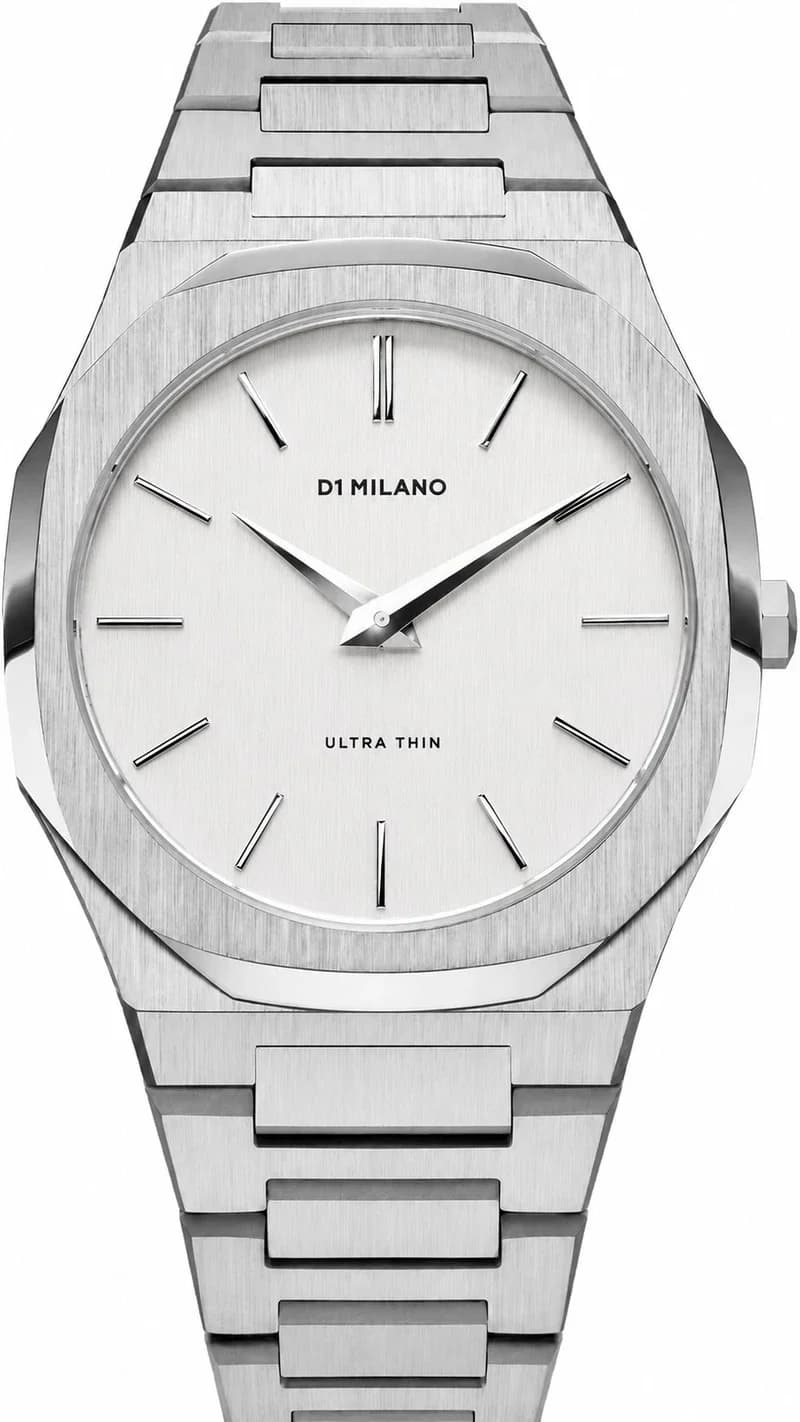 Montre D1 Milano UTBJ23 unisexe cadran gris bracelet acier