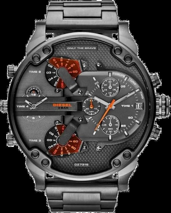 Diesel Mr Daddy 2 DZ7315 Anthracite Chronograph Stainless Steel Men's Watch