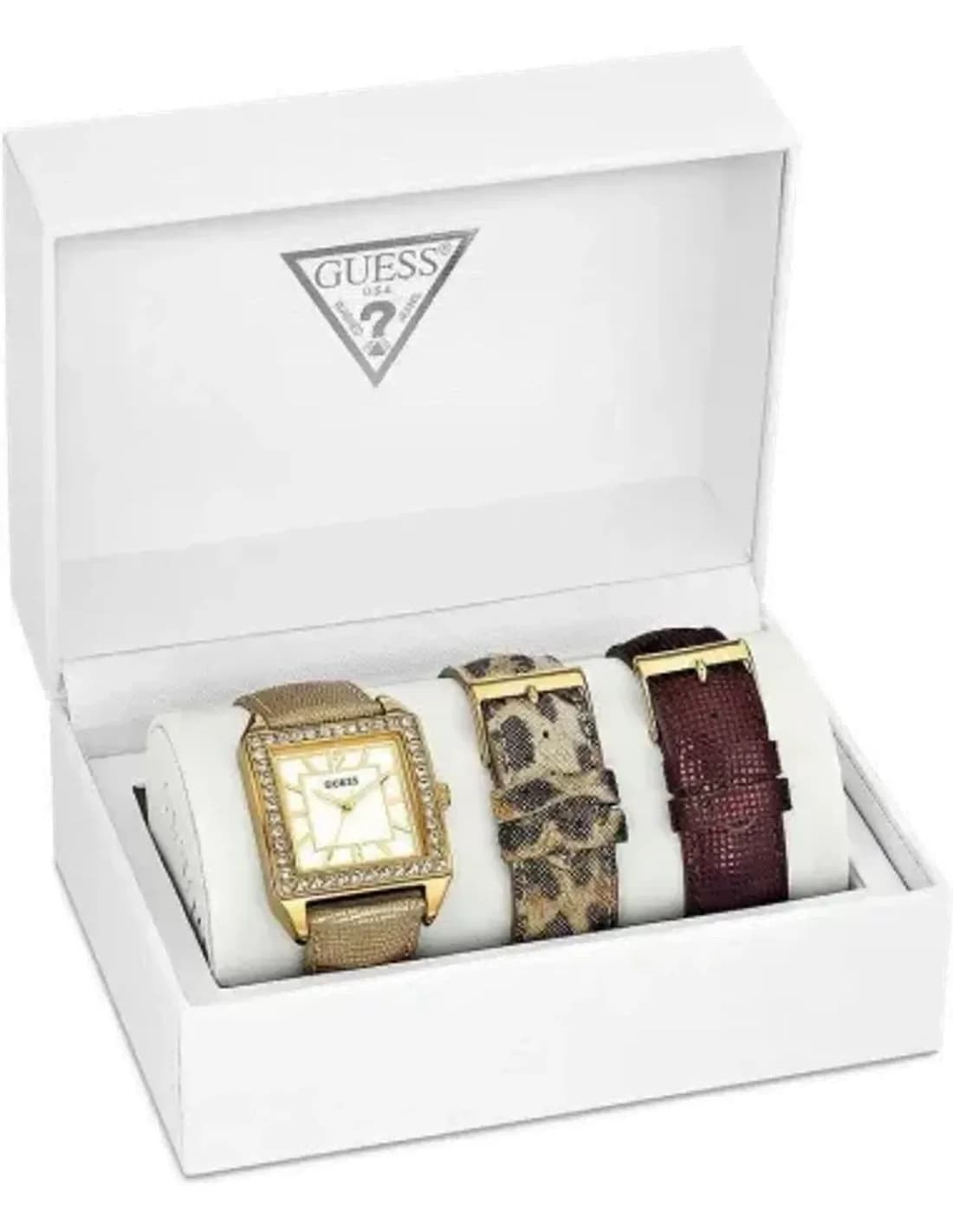 Guess W0068L2 Animal Gift Set with 3 Straps Women's Watch