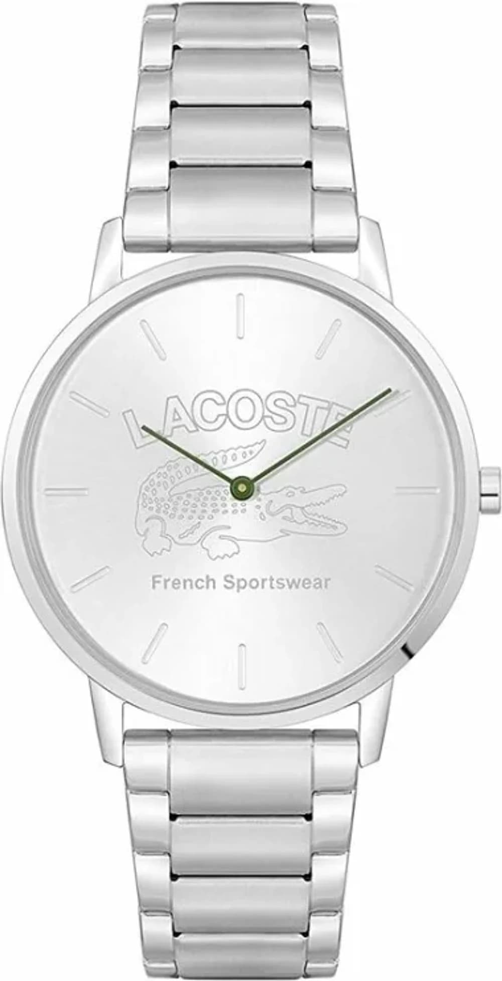 Lacoste Crocorigin 2011214 Silver Stainless Steel Men's Watch