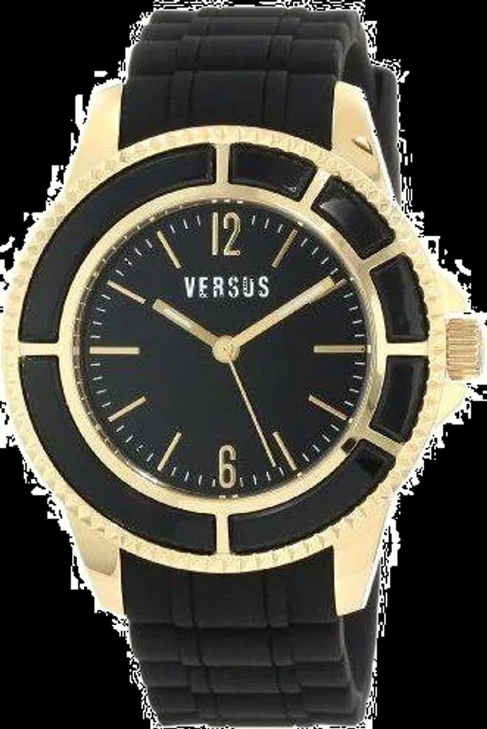 Versus by Versace AL13LBQ709A009 Black Silicone Strap Women's Watch