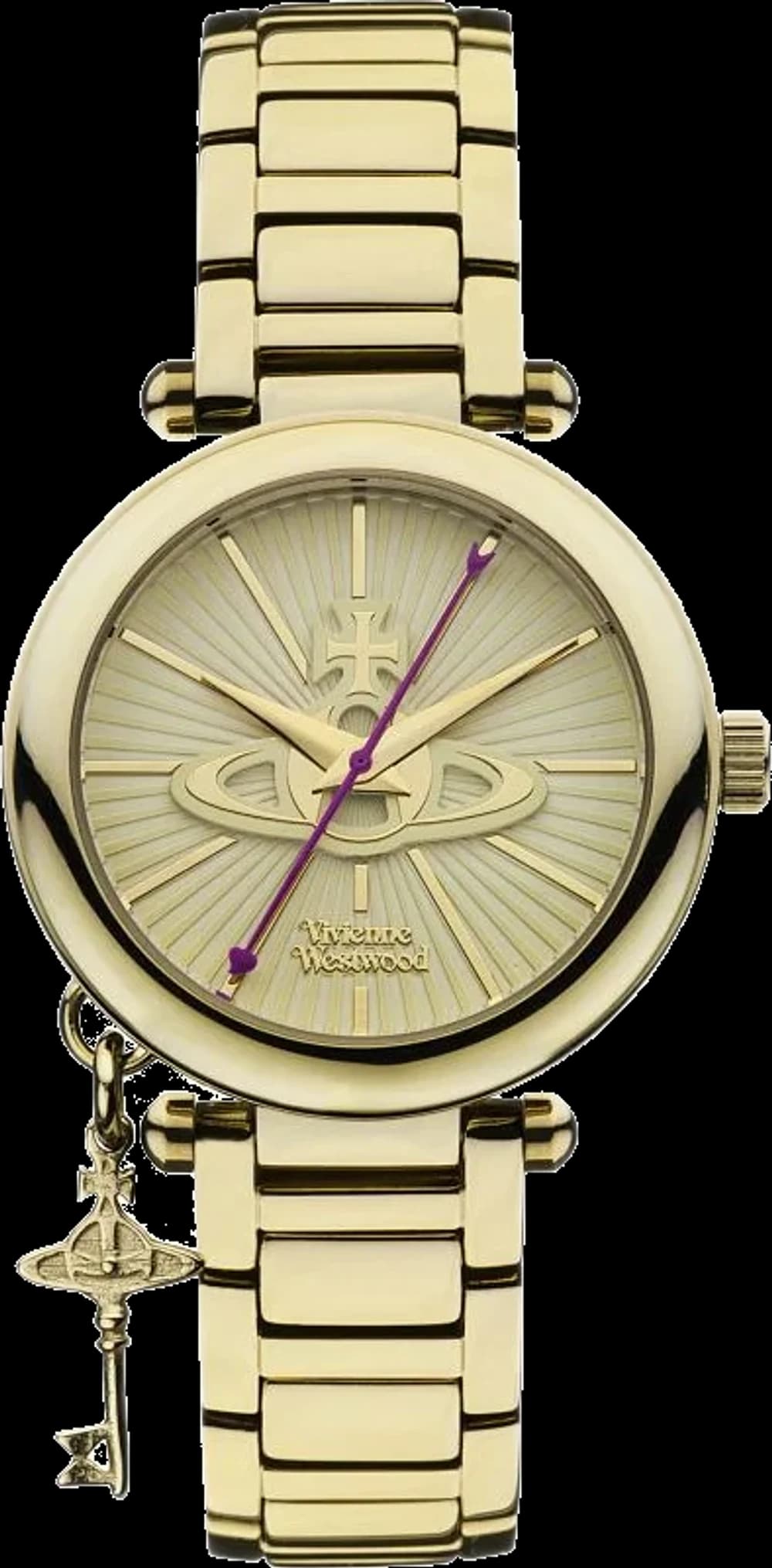 Vivienne Westwood VV006KGD Champagne Dial Stainless Steel Bracelet Women's Watch