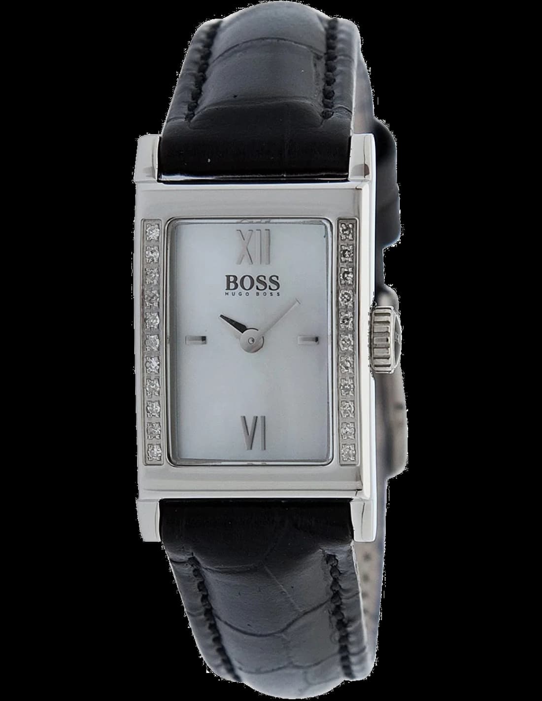 Hugo Boss 1502192 Women's Watch Fine Leather Strap and Elongated Case