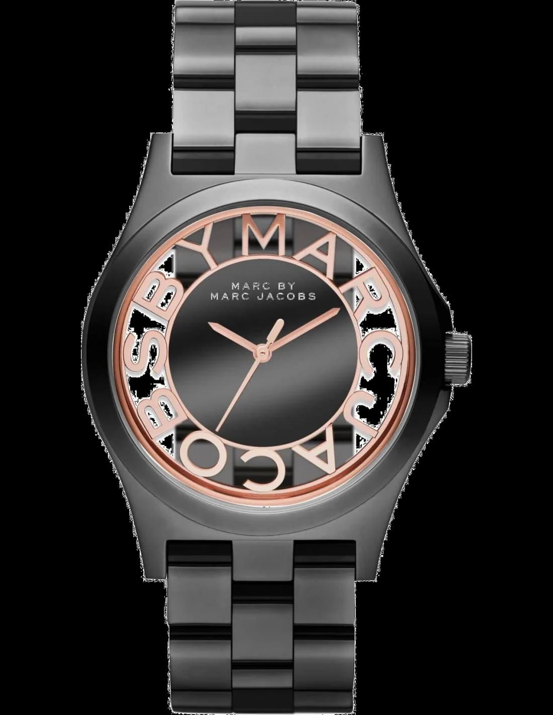 Marc Jacobs MBM3254 Dark Grey Stainless Steel Skeleton Dial Women's Watch