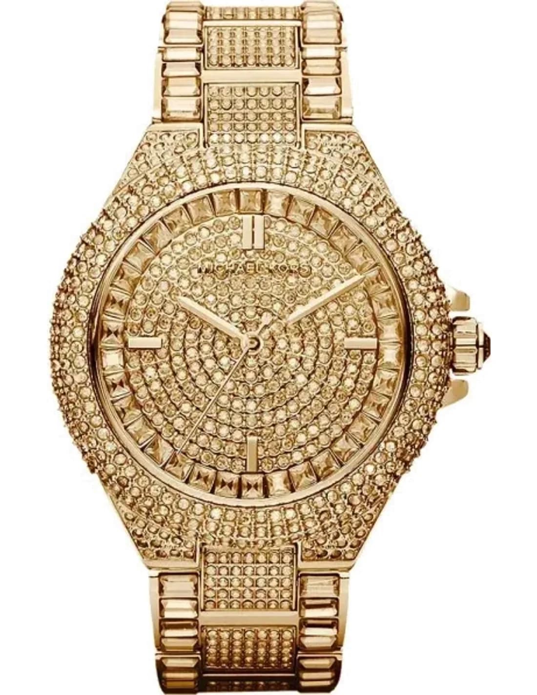 Michael Kors MK5720 Stainless Steel Yellow Gold and Swarovski Crystals Women's Watch