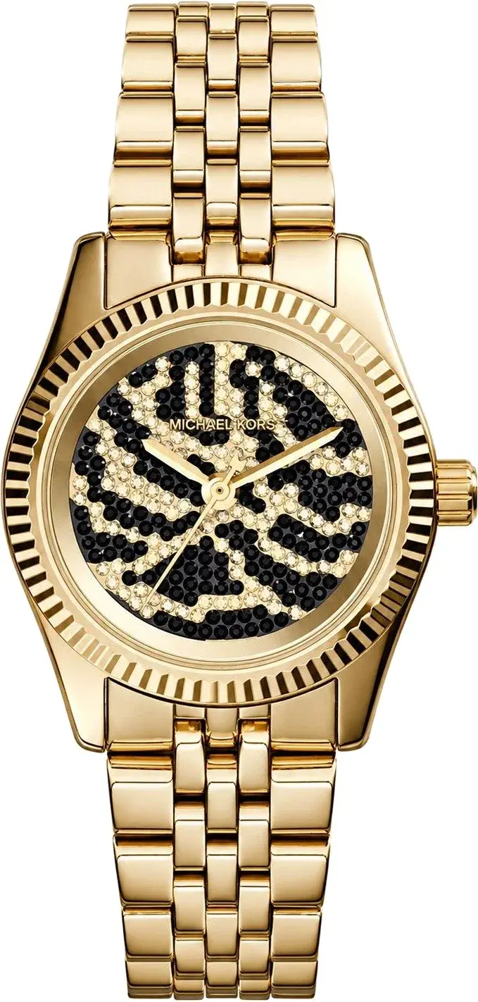 Michael Kors MK3300 Lexington Gold Textured Dial Women's Watch