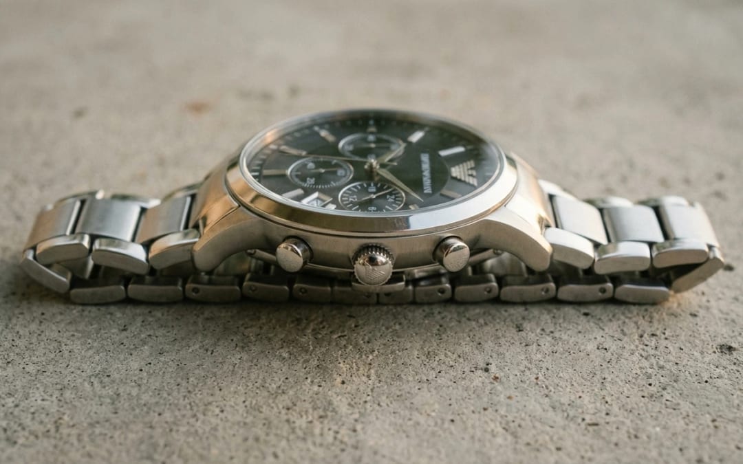 Profil tranche — Montre Emporio Armani homme : le guide complet pour choisir sa montre de luxe italienne