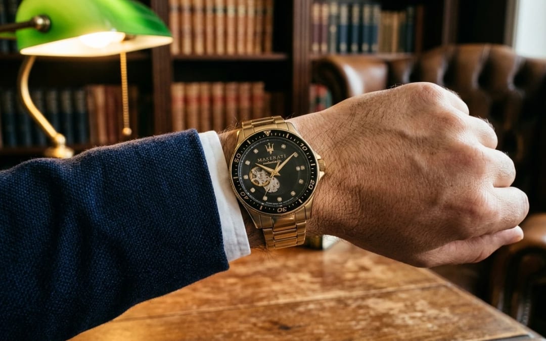 Wrist-shot — Montre Maserati Élégance Homme : Le Guide Complet du Style Raffiné