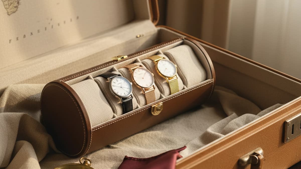 Étui et pochette à montre de voyage : comment transporter ses montres sans risque