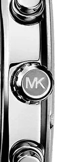Crown of a Michael Kors Lexington MK8405 stamped with the MK logo