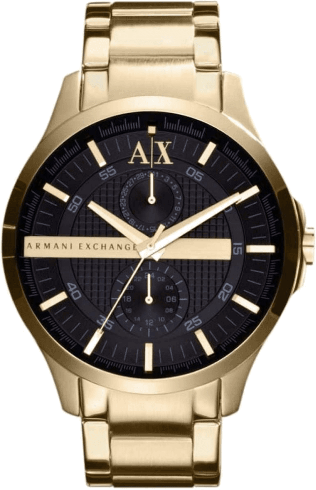 Montre Armani Exchange Smart Chrono AX2122 en acier doré