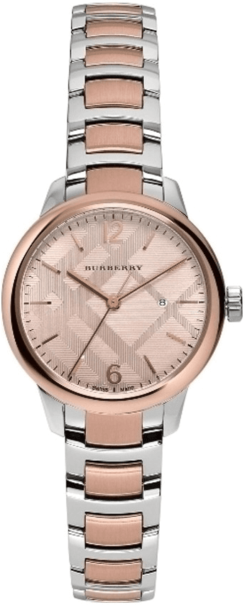 Montre Femme Burberry BU10117 Classic Round Bracelet Bicolore