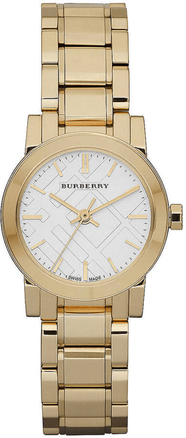 Montre Femme Burberry BU9203 Heritage Acier Doré Jaune Swiss Made