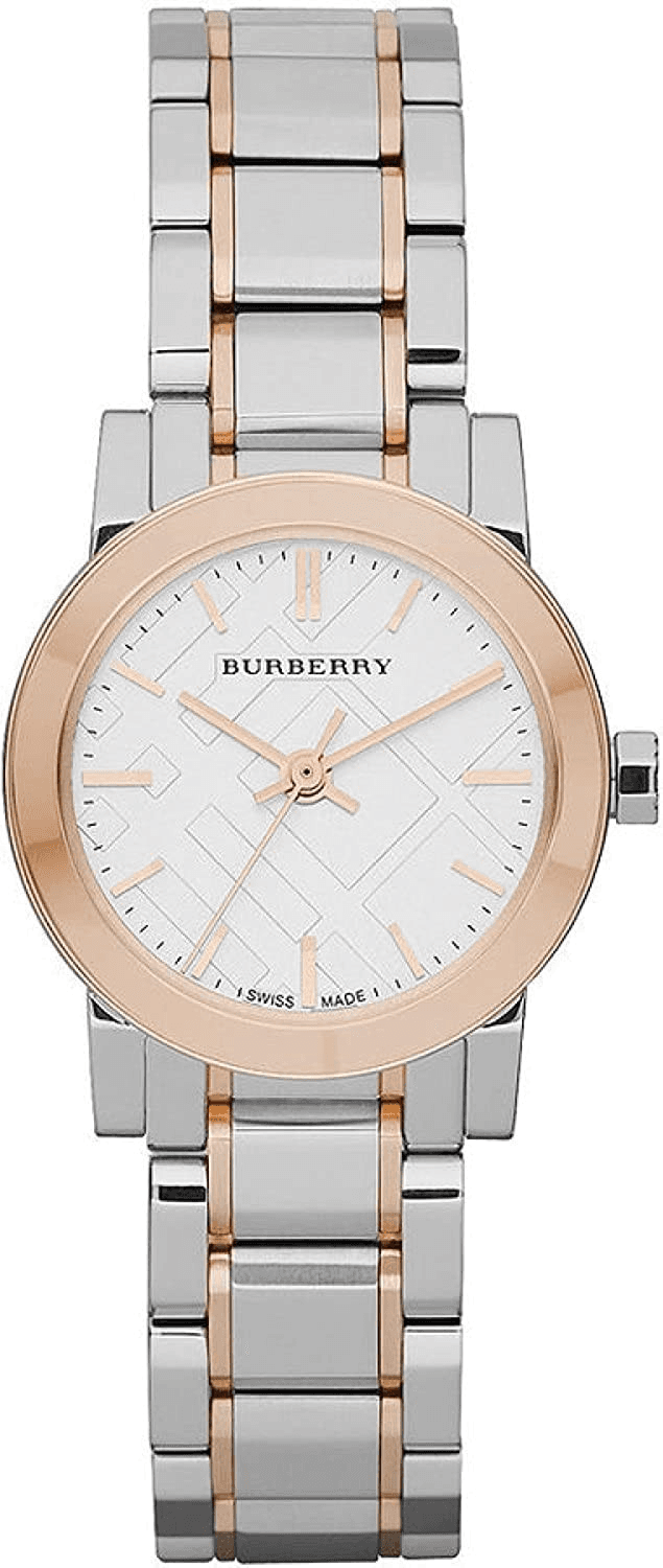 Montre Femme Burberry BU9205 The City Acier Bicolore Rose Gold