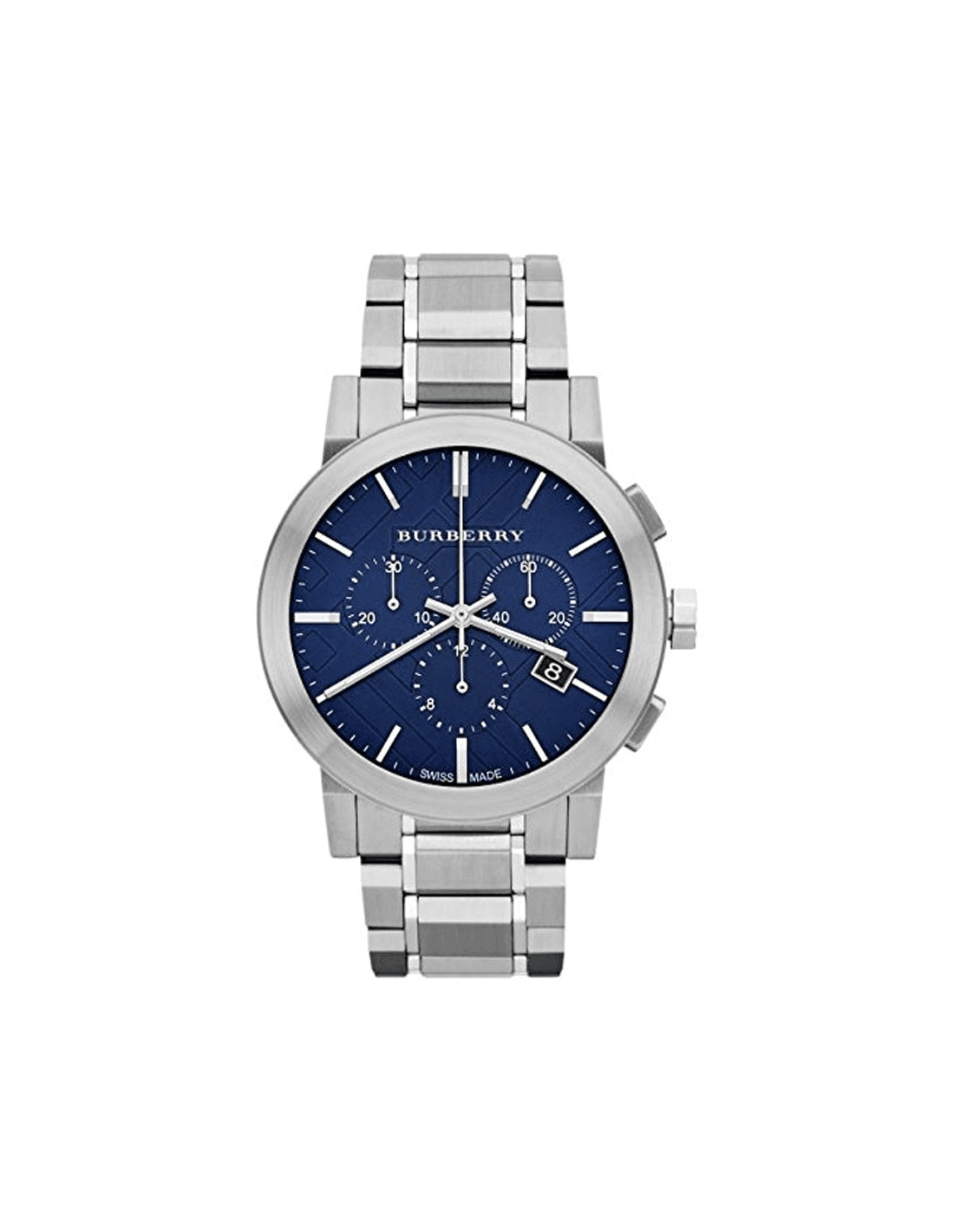 Montre Homme Burberry BU9363 The City Chronomètre cadran bleu