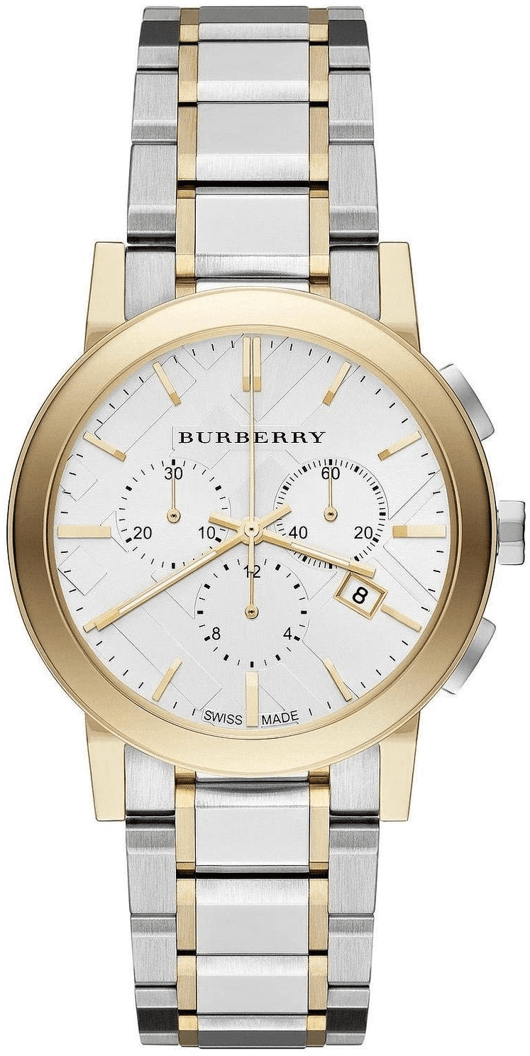 Montre Burberry BU9751 The City Bracelet Acier Bicolore Argent et Or