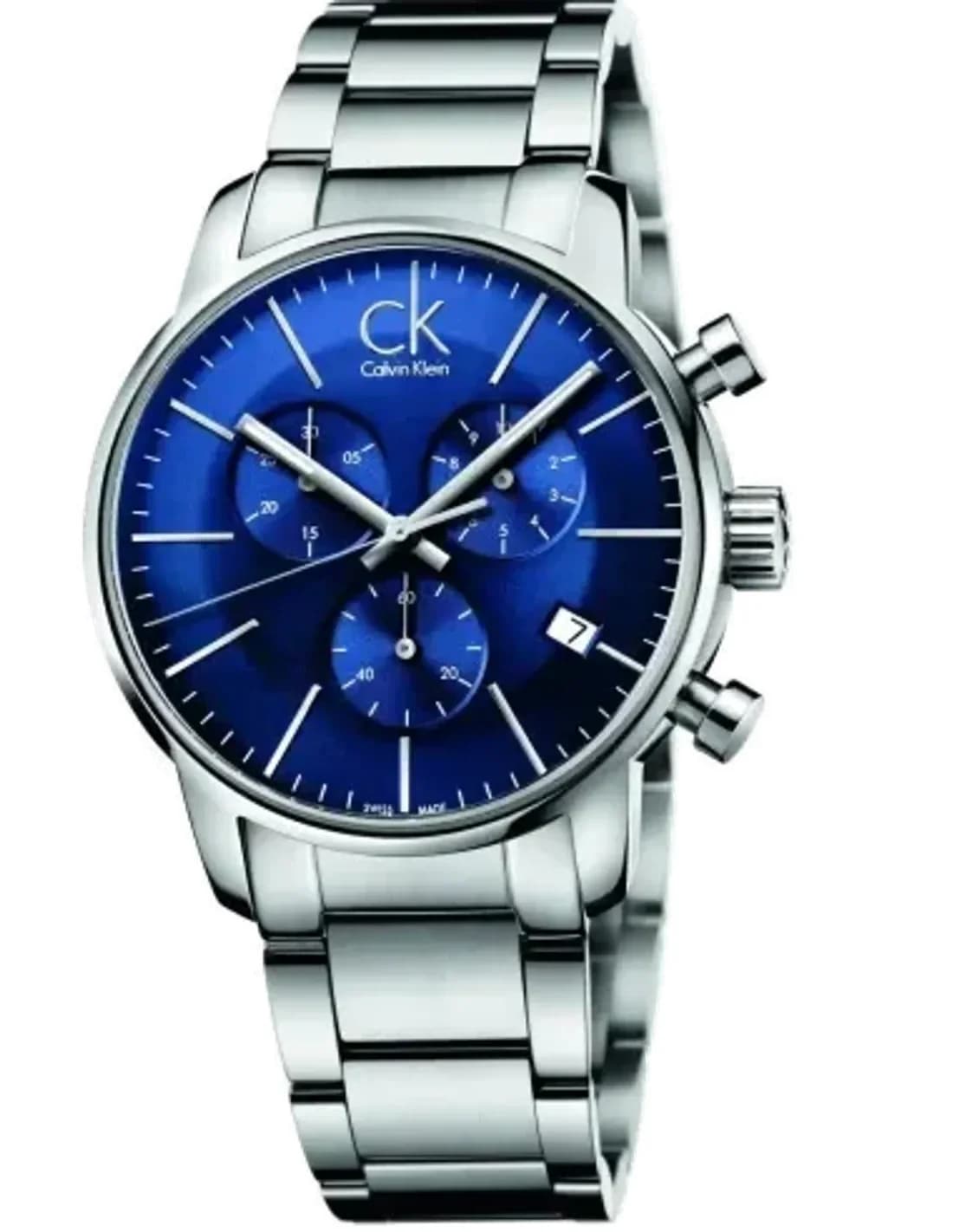 Montre Homme Calvin Klein City K2G2714N Cadran bleu