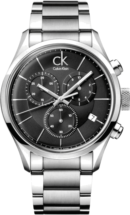 Montre Homme Calvin Klein Masculine K2H27104 chronographe cadran noir
