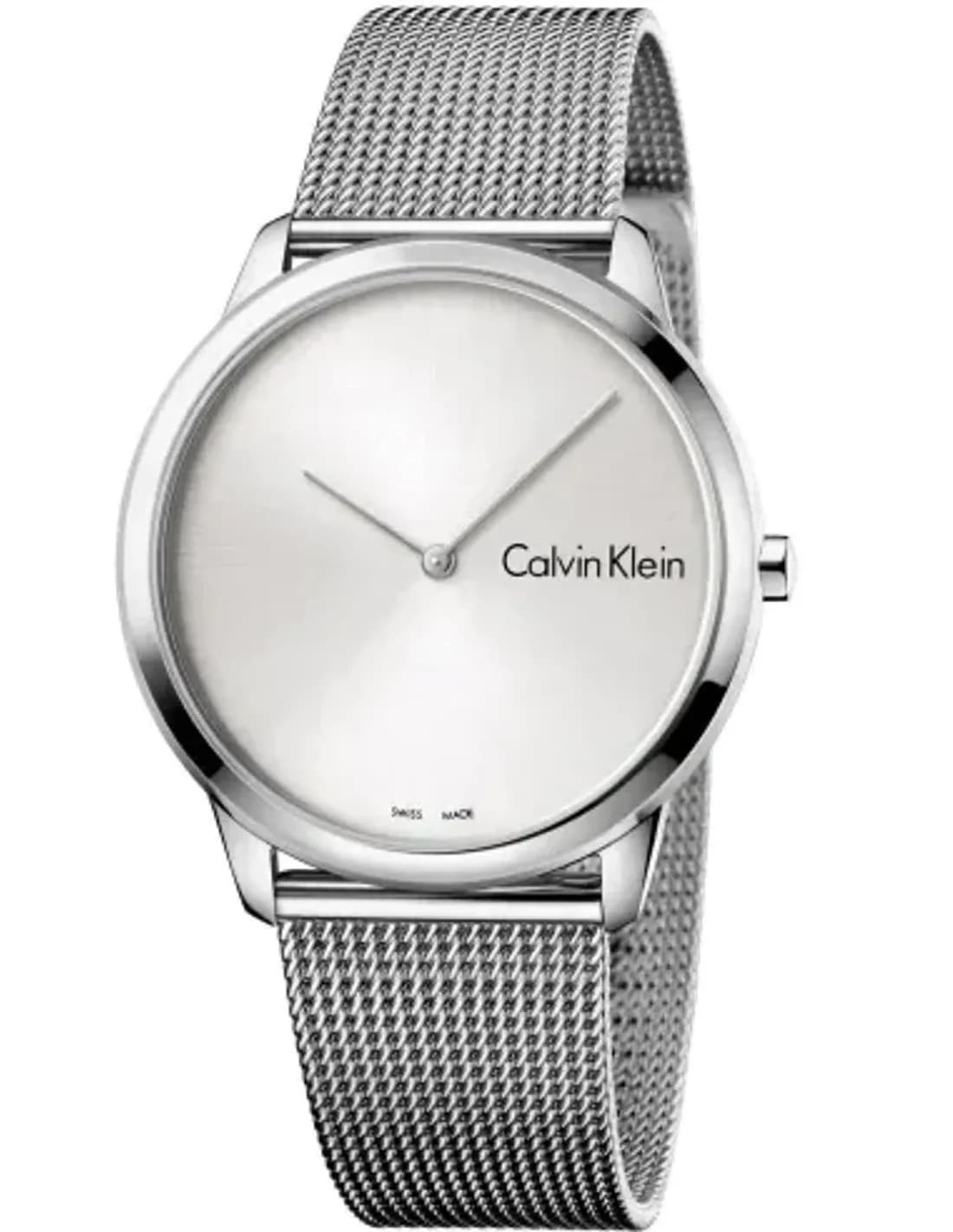 Montre Calvin Klein K3M211Y6 Argent en Maille Milanaise