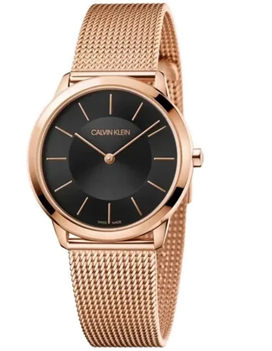 Montre Femme Calvin Klein Minimal K3M2262Y Or rose en mesh bracelet