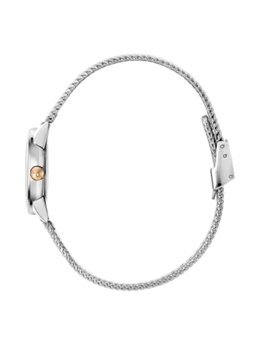 Montre Femme Calvin Klein Minimal K3M23B26 Argent et Or en mesh bracelet