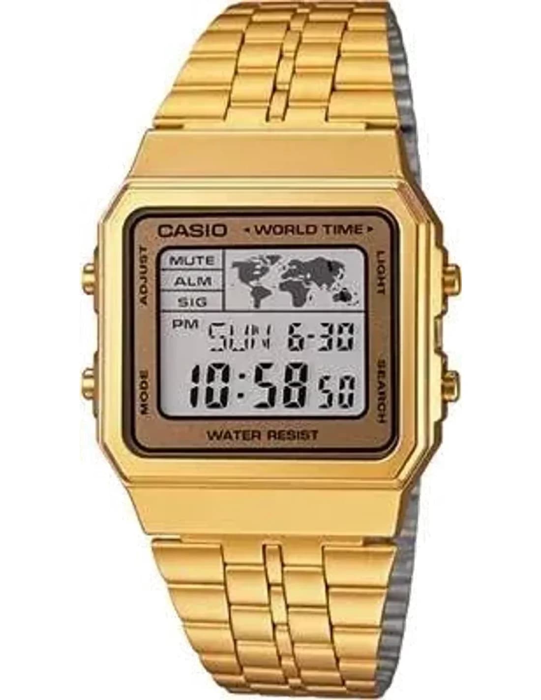 Montre Homme Casio Collection A500WEGA-9EF Or Multifonctions