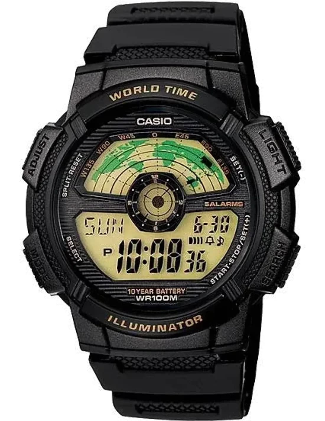 Montre Homme Casio AE-1100W-1BVEF Noir