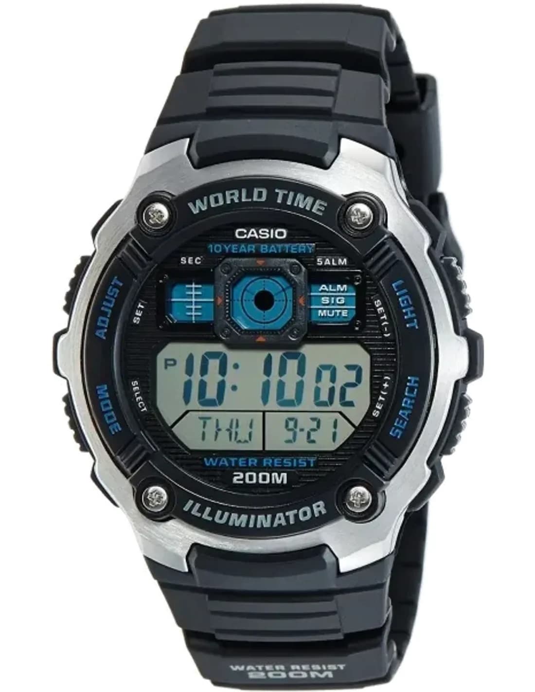 Montre Homme Casio AE-2000W-1AVEF Noir