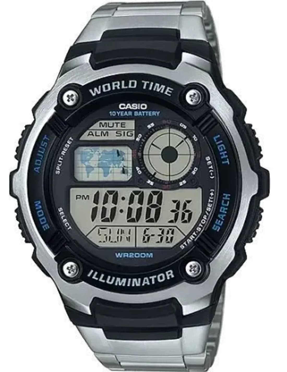 Montre Homme Casio Sport AE-2100WD-1AVEF Argent