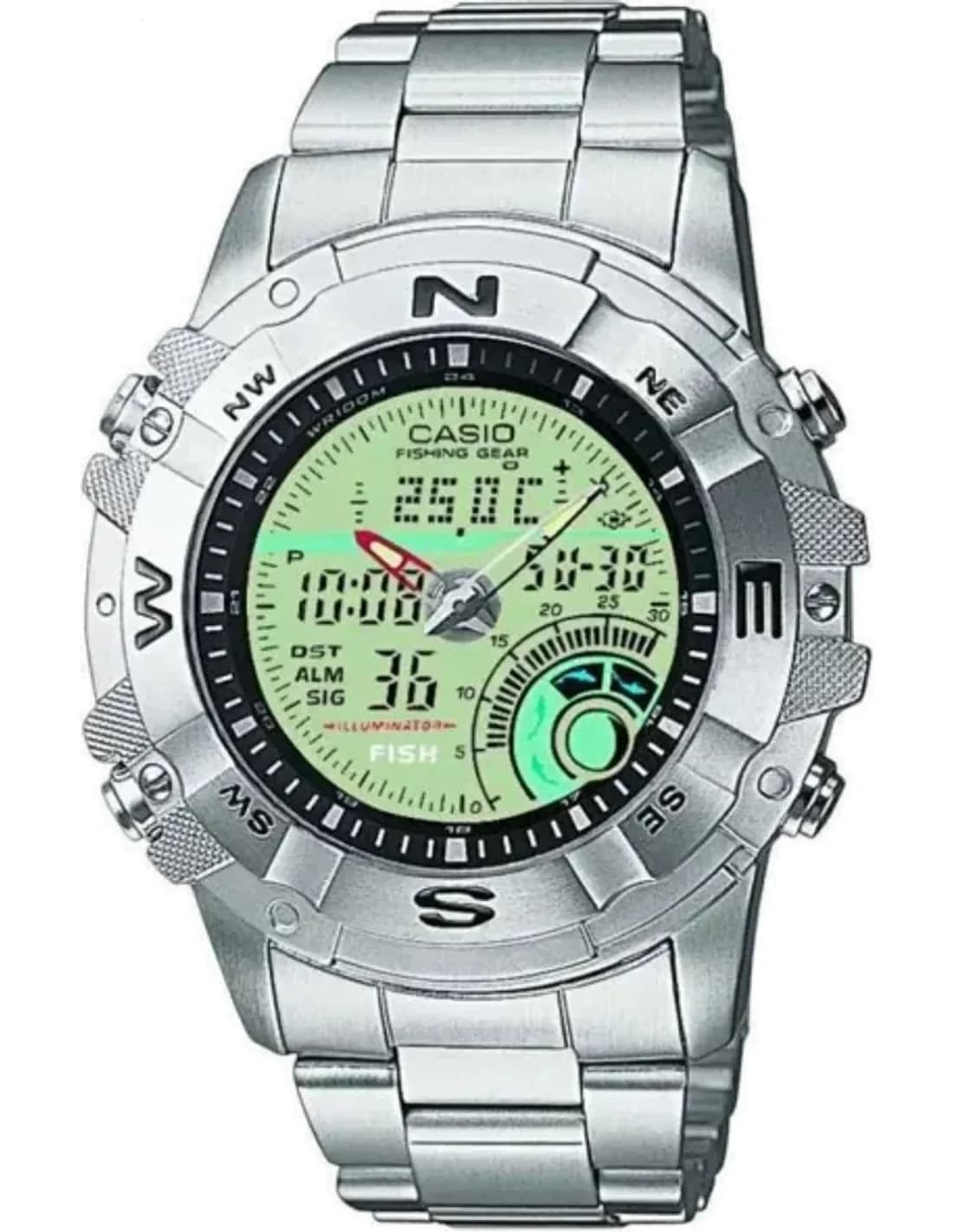 Montre Homme Casio Multifonction AMW-706D-7AVEF Bracelet Acier Inoxydable