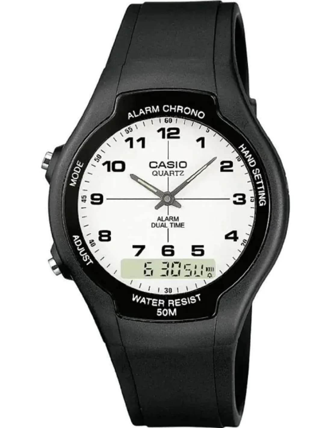 Montre Homme Casio Collection Digitale/Analogique AW-90H-7BVEF